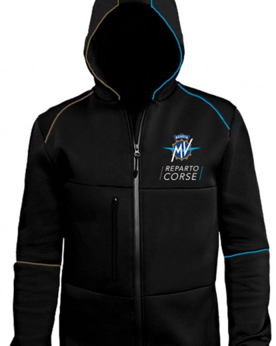 MV Agusta men-s neoprene jacket MV119M102BL black