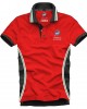 MV Agusta men-s t-shirt POLO MV119M100RE red/grey